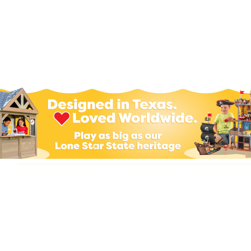 Wooden Backyard Sandbox with Built-in Corner Seating and Mesh Cover, Honey