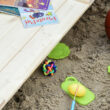 Outsunny 47.25'' x 15.75'' Solid Wood Square Sandbox
