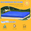 Outsunny 47.25'' x 15.75'' Solid Wood Square Sandbox