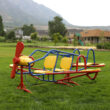 Ace Flyer Teeter-Totter, Red/Blue/Yellow