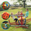 Ace Flyer Teeter-Totter, Red/Blue/Yellow