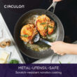 Circulon ScratchDefense with ScratchDefense Nonstick Induction Pots and Pans Cookware Set, 10 Piece, Graphite Circulon ScratchDefense with ScratchDefense Nonstick Induction Pots and Pans Cookware Set, 10 Piece, Graphite