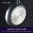 Circulon ScratchDefense with ScratchDefense Nonstick Induction Pots and Pans Cookware Set, 10 Piece, Graphite Circulon ScratchDefense with ScratchDefense Nonstick Induction Pots and Pans Cookware Set, 10 Piece, Graphite
