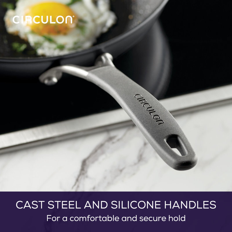 Circulon ScratchDefense with ScratchDefense Nonstick Induction Pots and Pans Cookware Set, 10 Piece, Graphite Circulon ScratchDefense with ScratchDefense Nonstick Induction Pots and Pans Cookware Set, 10 Piece, Graphite
