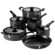Tramontina Aluminum Non Stick 11 Pc Nesting Cookware Set, Gray