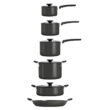 Tramontina Aluminum Non Stick 11 Pc Nesting Cookware Set, Gray