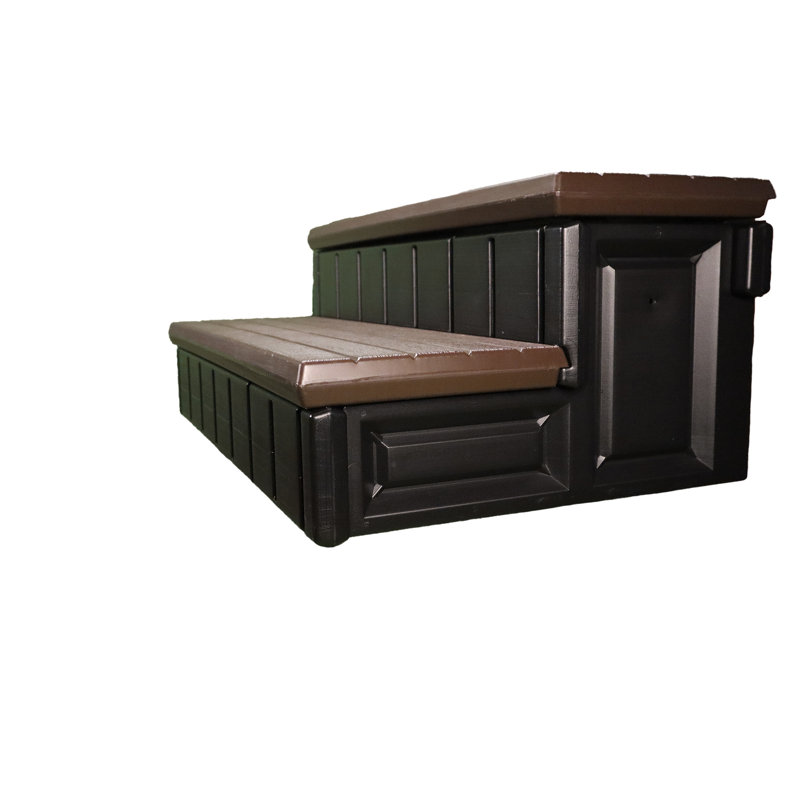 Confer Plastics 36" Deluxe Spa Step Confer Plastics 36" Deluxe Spa Step, Espresso