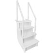 XtremepowerUS In-Pool Step Ladder with Handrails for Pool and Decks Up to 54
