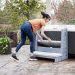Hot Tub Collection Step2 25'' D Slip Resistant Hot Tub Step, Gray