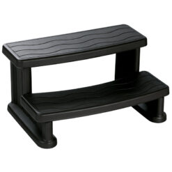 Lifesmart Spa Step for Square and Round Hot Tubs, Black