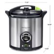 Presto 17 Qt. Electric Brushed Stainless Electric Precise Digital Pressure Canner and Pressure Cooker 02152