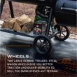 Oklahoma Joe's Highland 879-Sq. in Black Horizontal Charcoal Smoker Oklahoma Joe's Highland 879-Sq. in Black Horizontal Charcoal Smoker
