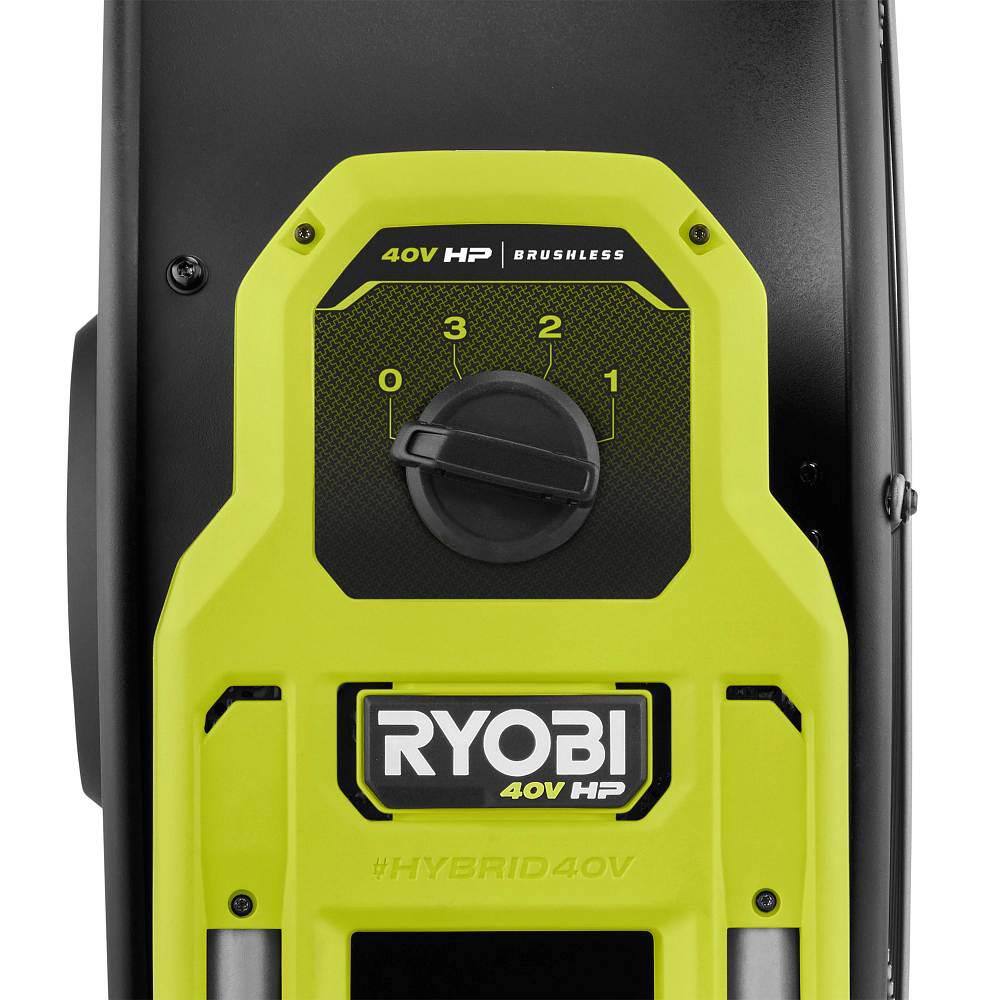 RYOBI 40V HP Brushless Cordless Hybrid WHISPER SERIES 20 in. Air Cannon Fan (Tool Only) RY40HF01B
