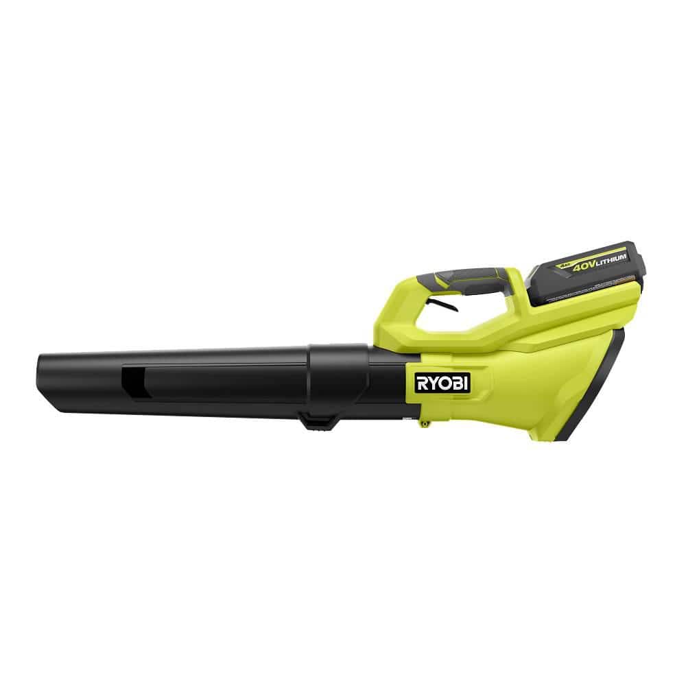 RYOBI 40V 120 MPH 550 CFM Cordless Battery Leaf Blower (Tool Only) RY40LB01B