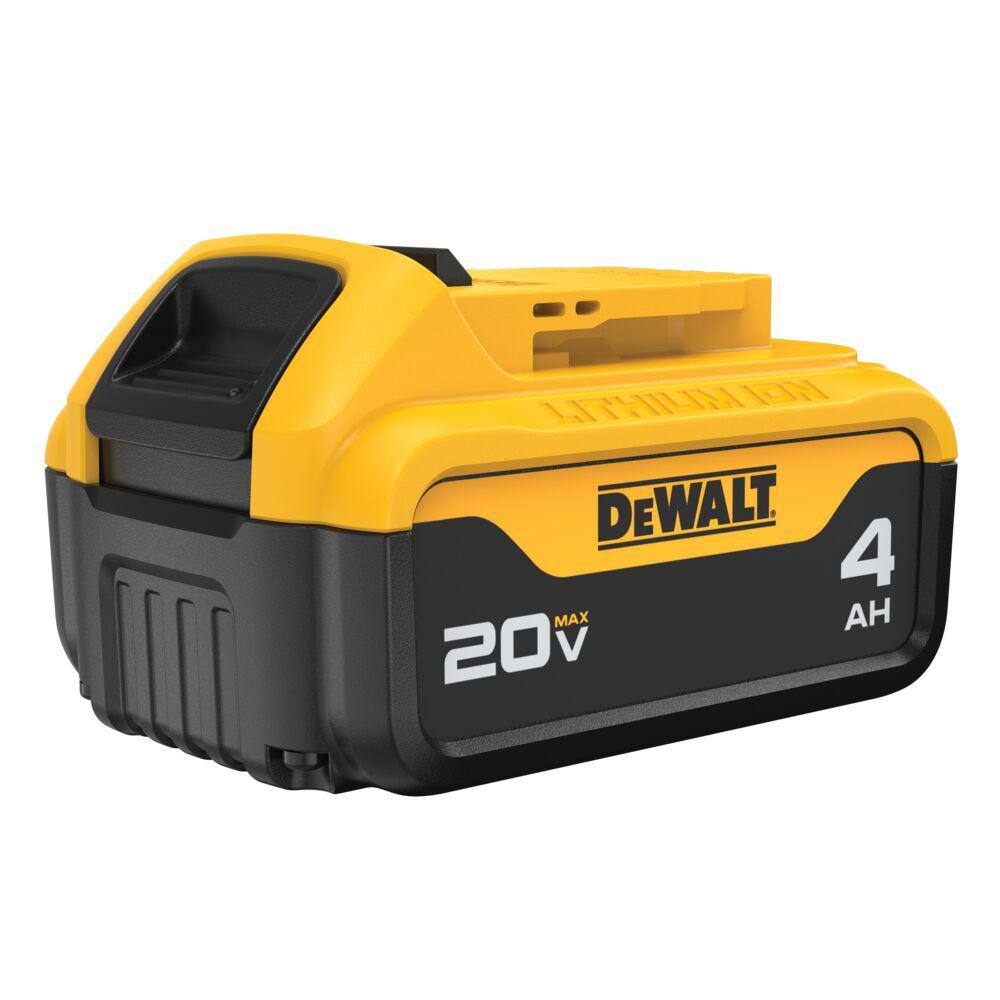 DEWALT 20V MAX Cordless Compact Jobsite Blower 135 MPH 100 CFM and (1) 20V MAX Premium Lithium-Ion 4.0Ah Battery DCE100BW204 DEWALT 20V MAX Cordless Compact Jobsite Blower 135 MPH 100 CFM and (1) 20V MAX Premium Lithium-Ion 4.0Ah Battery DCE100BW204