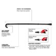 Milwaukee M18 FUEL 120 MPH 500 CFM 18V Lithium-Ion Brushless Cordless Handheld Blower with Gutter Attachment 3017-20-49-16-2790