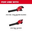 Milwaukee M18 FUEL 120 MPH 500 CFM 18V Lithium-Ion Brushless Cordless Handheld Blower with Gutter Attachment 3017-20-49-16-2790