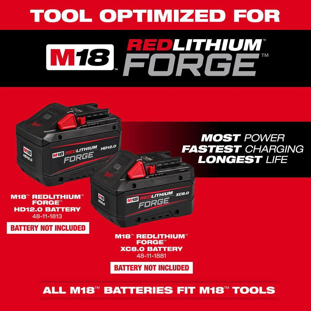 Milwaukee M18 FUEL 120 MPH 500 CFM 18V Lithium-Ion Brushless Cordless Handheld Blower with Gutter Attachment 3017-20-49-16-2790