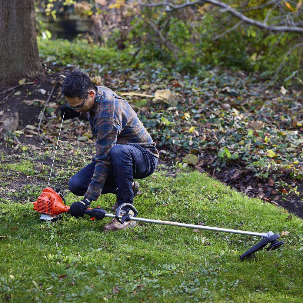 ECHO 21.2 cc Gas 2-Stroke Straight Shaft String Trimmer with Rapid-Loader Trimmer Head and 16 in. Cutting Swath SRM-2120 ECHO 21.2 cc Gas 2-Stroke Straight Shaft String Trimmer with Rapid-Loader Trimmer Head and 16 in. Cutting Swath SRM-2120