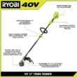 RYOBI 40V 15 in. Expand-It Cordless Battery Attachment Capable String Trimmer &. 080 Pre-Cut Line w/ 4.0 Ah Battery & Charger RY40ST01K-AC0580PCL
