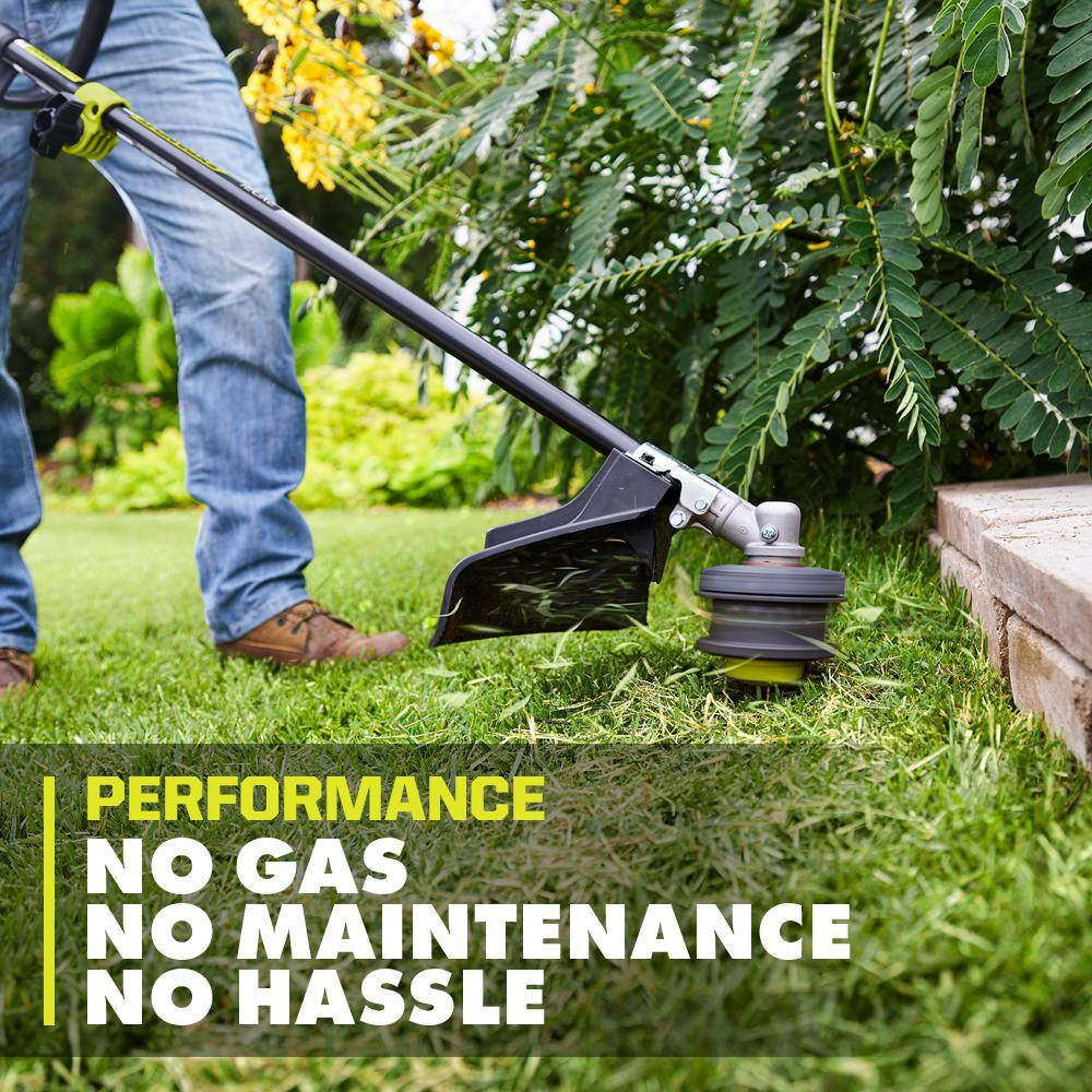 RYOBI 40V 15 in. Expand-It Cordless Battery Attachment Capable String Trimmer &. 080 Pre-Cut Line w/ 4.0 Ah Battery & Charger RY40ST01K-AC0580PCL