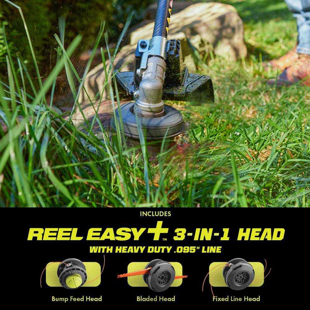 RYOBI 40V 15 in. Expand-It Cordless Battery Attachment Capable String Trimmer &. 080 Pre-Cut Line w/ 4.0 Ah Battery & Charger RY40ST01K-AC0580PCL
