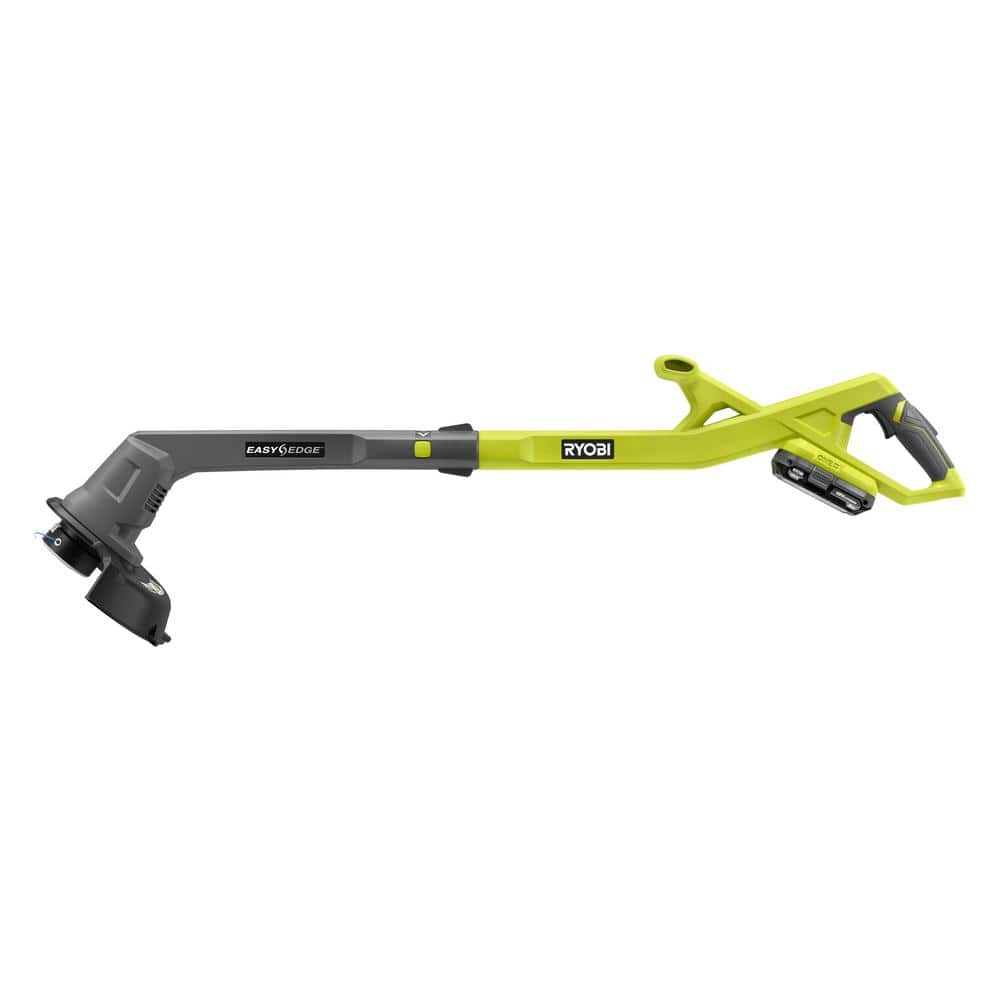 RYOBI ONE+ 18V 10 in. Cordless Battery String Trimmer/Edger 2.0 Ah Battery and Charger kit with ONE+ 0.065 Spool (3-Pack) PCLST01K-AC14RL3A RYOBI ONE+ 18V 10 in. Cordless Battery String Trimmer/Edger 2.0 Ah Battery and Charger kit with ONE+ 0.065 Spool (3-Pack) PCLST01K-AC14RL3A
