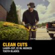 DEWALT 20V MAX 22 in. Cordless Battery Powered Hedge Trimmer (Tool Only) DCHT821B