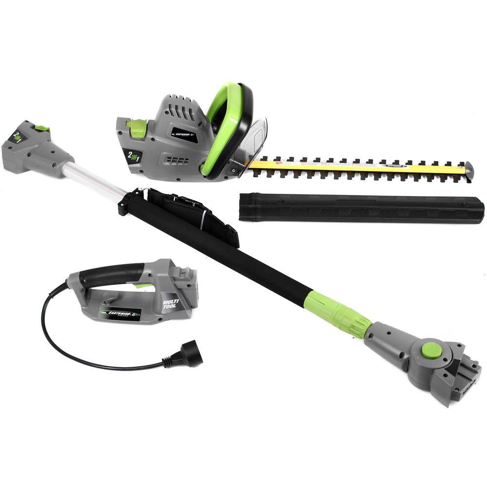 Earthwise 2 in 1, 18 in. 4.5 Amp Electric Multi-Tool Pole/Hedge Trimmer CVPH43018