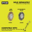 RYOBI ONE+ 18V Patio Cleaner with Wire Brush Edger with 2.0 Ah Battery and Charger P2950 RYOBI ONE+ 18V Patio Cleaner with Wire Brush Edger with 2.0 Ah Battery and Charger P2950