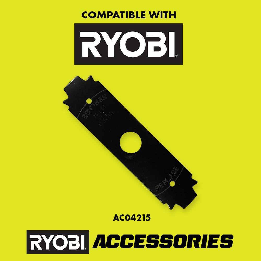 RYOBI ONE+ 18V 9 in. Cordless Battery Edger (Tool Only) with Extra Edger Blade P2300BTL-AC04215