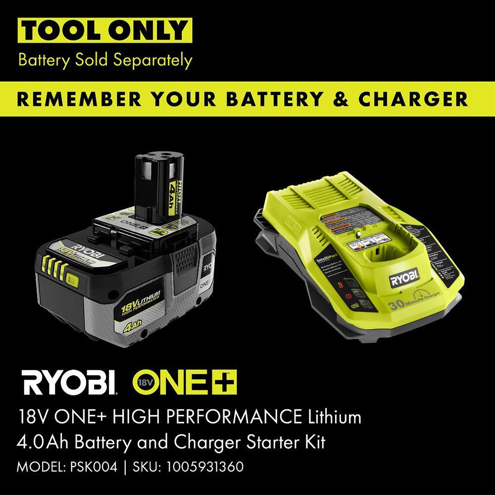 RYOBI ONE+ HP 18V Brushless Whisper Series 12 in. Battery Chainsaw (Tool Only) P2507BTL RYOBI ONE+ HP 18V Brushless Whisper Series 12 in. Battery Chainsaw (Tool Only) P2507BTL