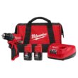 Milwaukee M12 12-Volt Lithium-Ion Brushless Cordless Subcompact Brushless Drill Driver Kit 3401-22