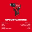 Milwaukee M12 12V Lithium-Ion Subcompact Brushless Cordless 3/8 in. Drill Driver (Tool-Only) 3401-20 Milwaukee M12 12V Lithium-Ion Subcompact Brushless Cordless 3/8 in. Drill Driver (Tool-Only) 3401-20