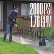 Westinghouse 2000 PSI 1.76 GPM Cold Water Electric Powered Pressure Washer with Anti-Tipping Technology and 2 Quick Connect Tips ePX3030 Westinghouse 2000 PSI 1.76 GPM Cold Water Electric Powered Pressure Washer with Anti-Tipping Technology and 2 Quick Connect Tips ePX3030