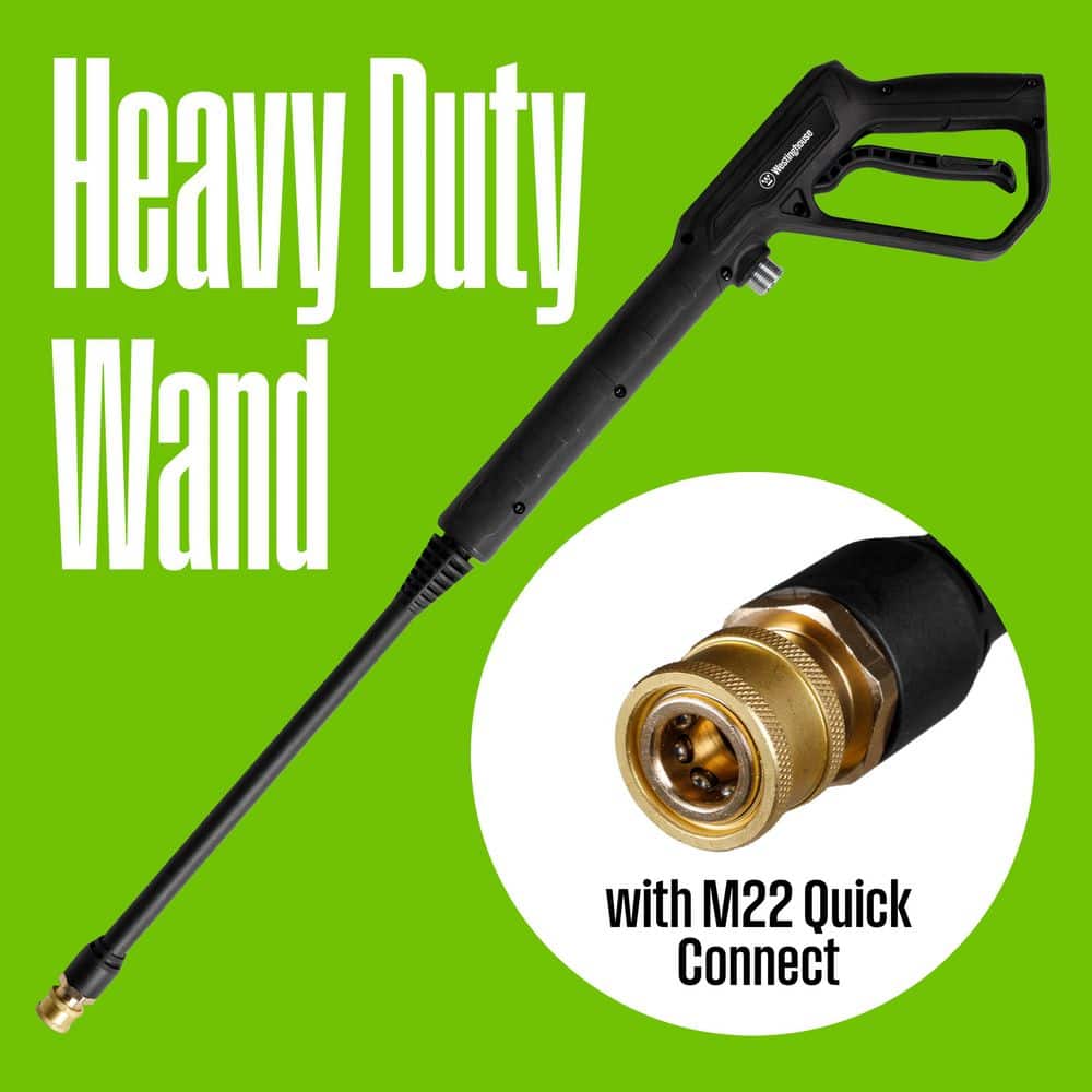 Westinghouse 2000 PSI 1.76 GPM Cold Water Electric Powered Pressure Washer with Anti-Tipping Technology and 2 Quick Connect Tips ePX3030 Westinghouse 2000 PSI 1.76 GPM Cold Water Electric Powered Pressure Washer with Anti-Tipping Technology and 2 Quick Connect Tips ePX3030