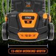 WEN 15 in. 13 Amp 2-in-1 Electric Dethatcher and Scarifier with Collection Bag DT1315