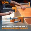 BORA Steel Parallel Clamp Set (4-Piece) 571550I
