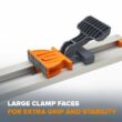 BORA NGX 100 in. Clamp Edge Saw Guide For Circular Saws T-544100K