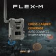 SPYPOINT Flex-M Twin Pack Cellular Trail Cameras SPYPOINT Flex-M Twin Pack Cellular Trail Cameras - Best Hunting Accessories, No WiFi Needed, GPS, Night Vision, Dual-Sim LTE, IP65 Water-Resistant Game Camera, 28MP Photos, 720p Videos + Sound (2)