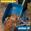 Jackson 6 cu. ft. Steel Wheelbarrow M6KBUT12