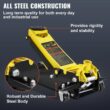 SKYSHALO Floor Jack, 3 Ton Low Profile Floor Jack, Heavy-duty Steel Racing Floor Jack, Floor Jack Lifting Range 3.35-19.69 in. SGWSQJDTZSG3T59SHV0-S0115