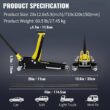 SKYSHALO Floor Jack, 2.5 Ton Low Profile Floor Jack, Aluminum and Steel Racing Floor Jack with Dual Pistons Quick Lift Pump SGWSQJDLTS25T8L53V0-S0110