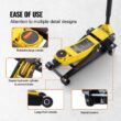 SKYSHALO Low Profile Floor Jack 2 Ton, 4400 lbs. Heavy Duty Iron Hydraulic Racing Floor Jack, Hydraulic Car Jack WSQJDTZ2TSGBOFCKFV0