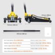 SKYSHALO Low Profile Floor Jack 2 T Heavy Duty Iron Hydraulic Racing Floor Jack, Hydraulic Car Jack, Dual Piston Quick Lift Pump WSQJDTZ2TSGBOFCKFV0-S250214