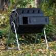 FCMP Outdoor Tumbling Composter with Two Chambers for Efficient Batch Composting IM 4000