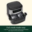 Cuisinart Air Fryer Oven – 9-Qt Basket Stainless Steel Air Fryer – AIR-220 Cuisinart Air Fryer Oven – 9-Qt Basket Stainless Steel Air Fryer – Dishwasher-Safe Parts with 6 Presets – Roast, Bake, Broil, Air Fry, Dehydrate, and Keep Warm – Quick & Easy Meals – AIR-220
