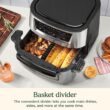 Cuisinart Air Fryer Oven – 9-Qt Basket Stainless Steel Air Fryer – AIR-220 Cuisinart Air Fryer Oven – 9-Qt Basket Stainless Steel Air Fryer – Dishwasher-Safe Parts with 6 Presets – Roast, Bake, Broil, Air Fry, Dehydrate, and Keep Warm – Quick & Easy Meals – AIR-220
