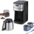Cuisinart 10 Cup Coffee Maker with Grinder, Automatic Grind & Brew, Black/Silver, DGB-450NAS