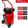 Craftsman Air Compressor, 10 Gallon Peak 1.8 Horsepower Oil-free Compressor, Max 150 PSI, Vertical Compressor Air Tools, Model: CMXECXA0331042
